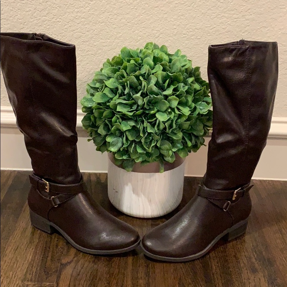 Madeline Brown Riding Boot - Picture 2 of 6